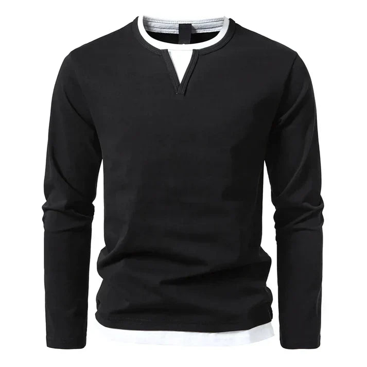 Alwin 1 Premium Longsleeve | Gekämmte Baumwolle