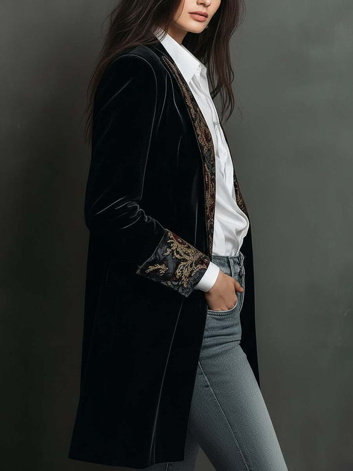 Noir Baroque | Damen Slim Fit Reversblazer