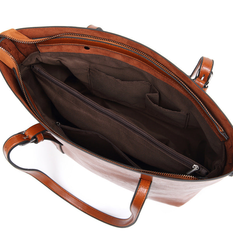Sophia - Raffinierte Eleganz Leder Tragetasche