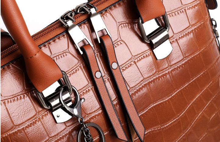 Evelyn - Everyday Elegance 4-teiliges Lederhandtaschen-Set