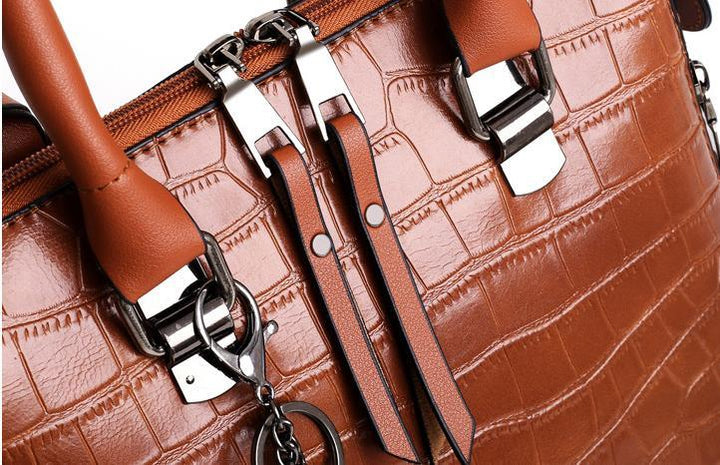 Evelyn - Everyday Elegance 4-teiliges Lederhandtaschen-Set