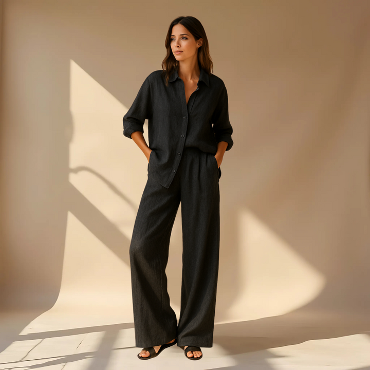 Ashleigh | 2-teiliges Set aus Hemd und Hose