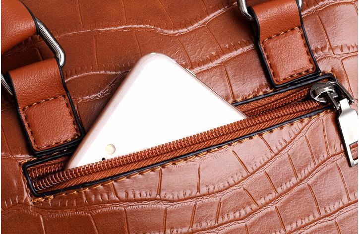 Evelyn - Everyday Elegance 4-teiliges Lederhandtaschen-Set