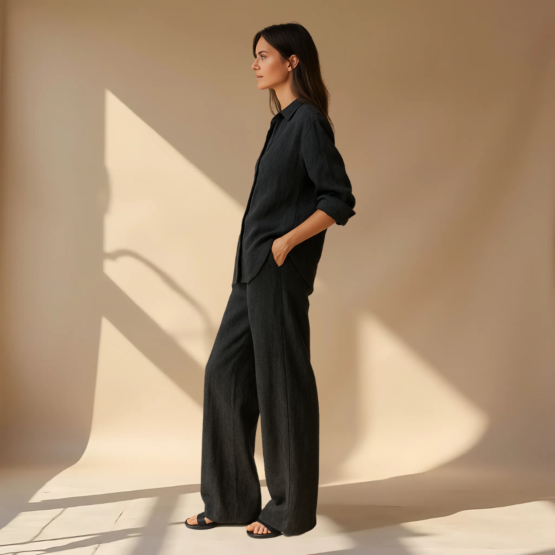 Ashleigh | 2-teiliges Set aus Hemd und Hose