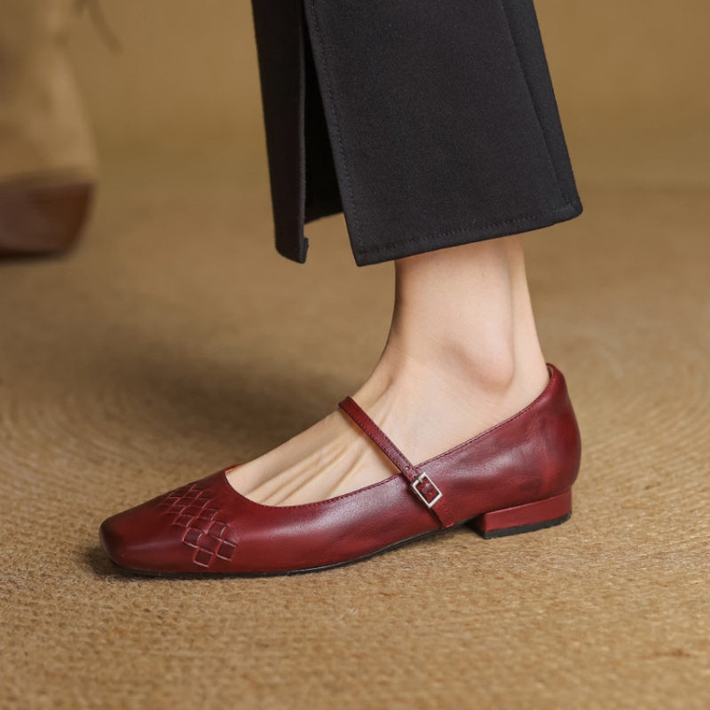 Romy | Geflochtene Ballerinas