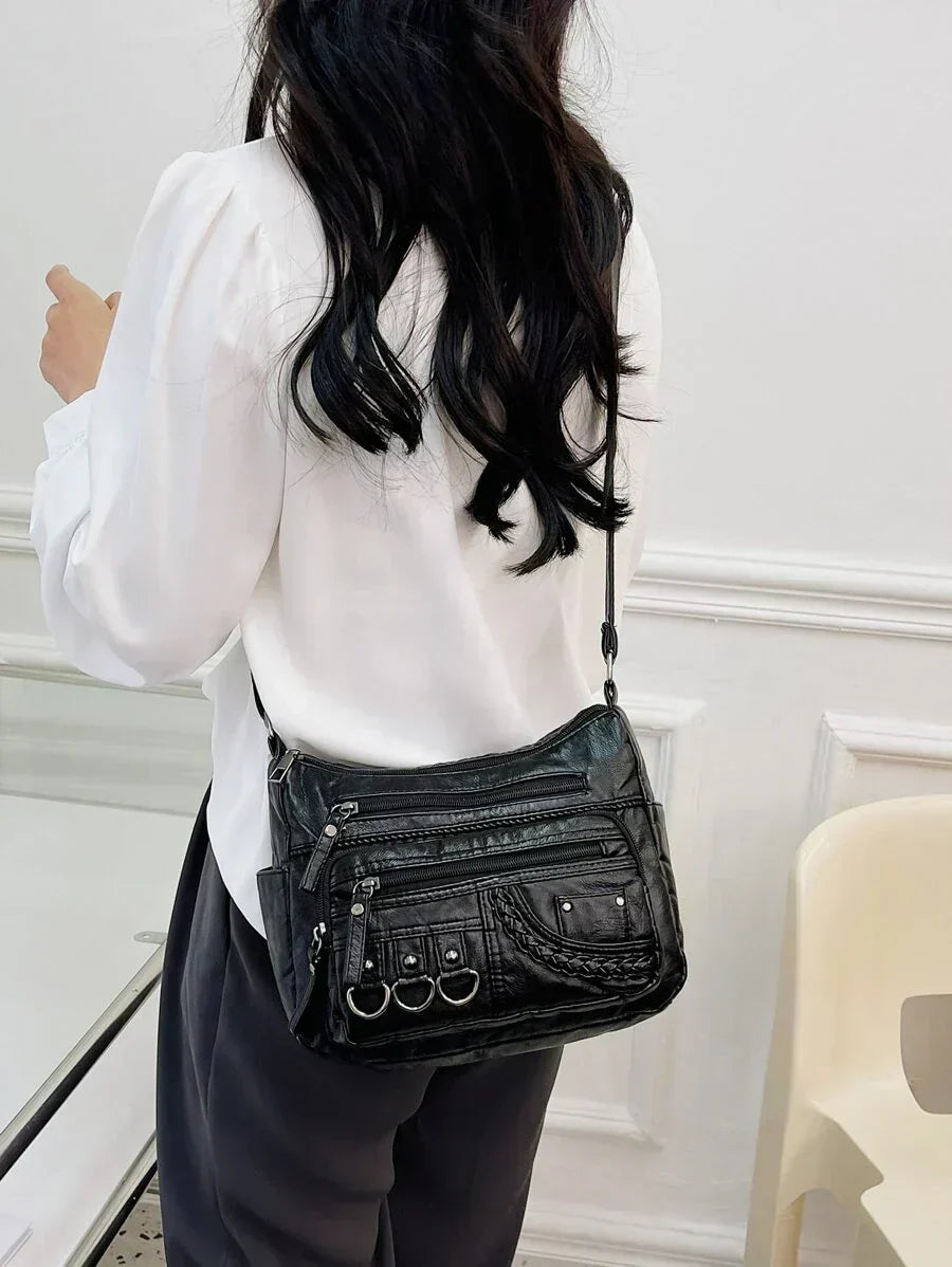 Olivia - Vintage Charme Elegante Schultertasche