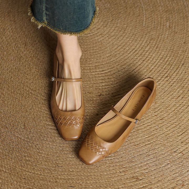 Romy | Geflochtene Ballerinas