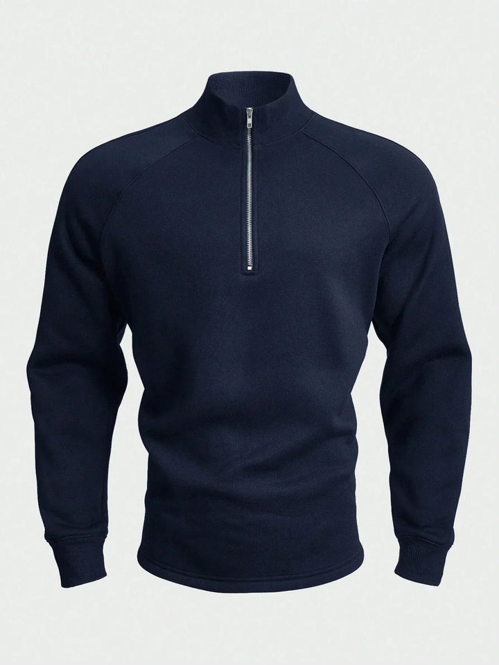 Benno | Half-Zip Pullover mit weichem Innenfutter