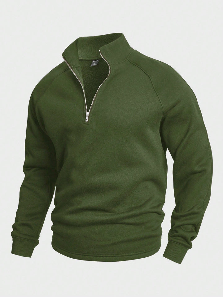 Benno | Half-Zip Pullover mit weichem Innenfutter