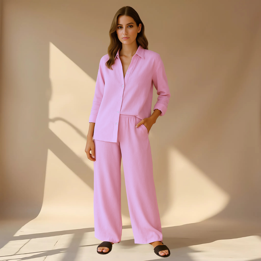 Ashleigh | 2-teiliges Set aus Hemd und Hose