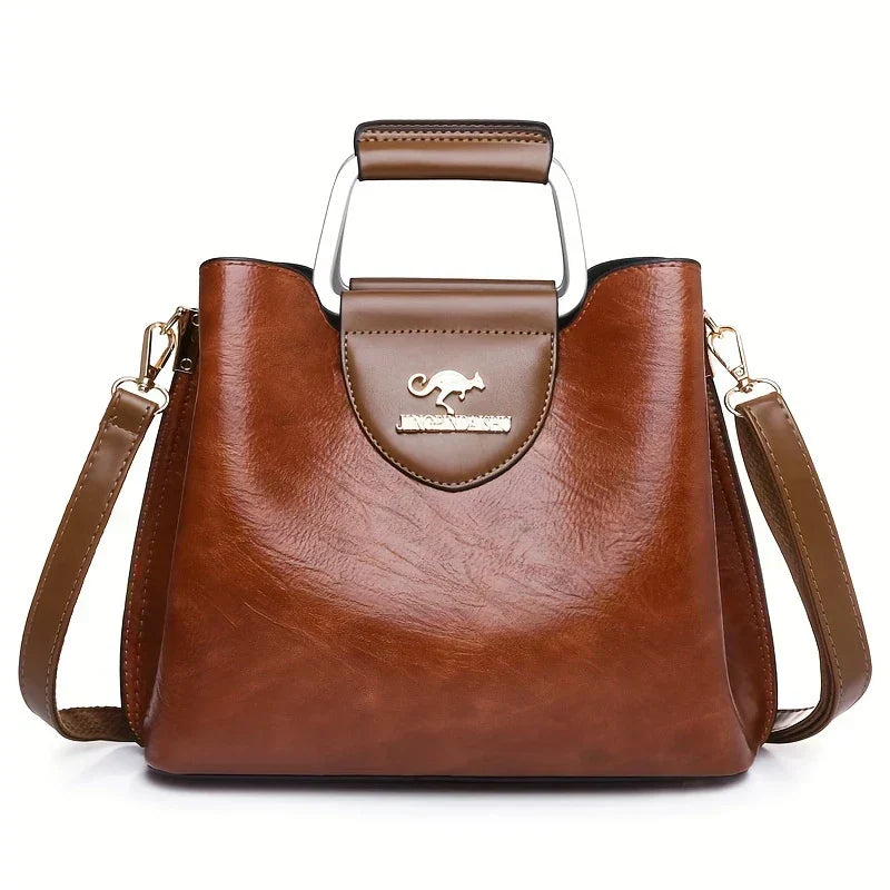 Isabella - Schicke Leder-Eimer-Tasche