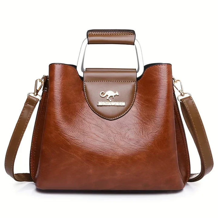 Isabella - Schicke Leder-Eimer-Tasche