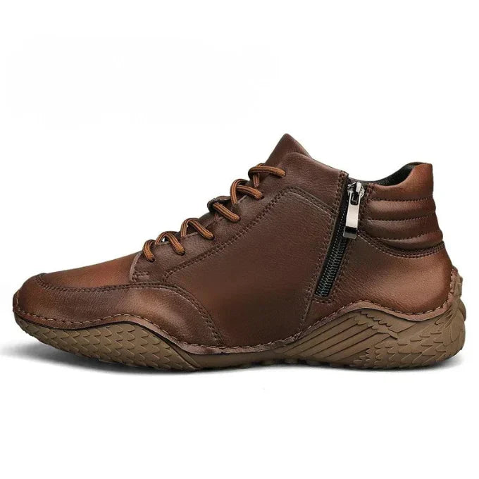 Wadenhohe Lederstiefel für Herren – Stilvoll und Robust von Waltherhaus, Modell Elias