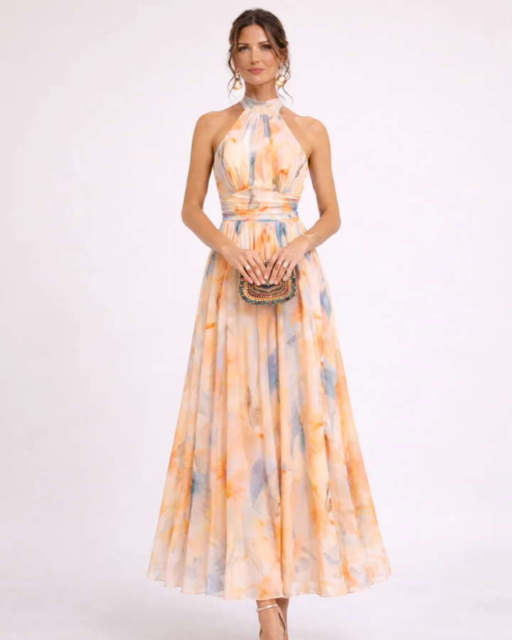 Jenna | Peach Hour Dress
