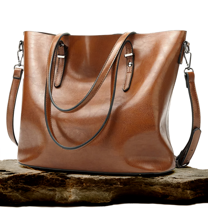 Jane - Zeitlose Vintage-Lederhandtasche