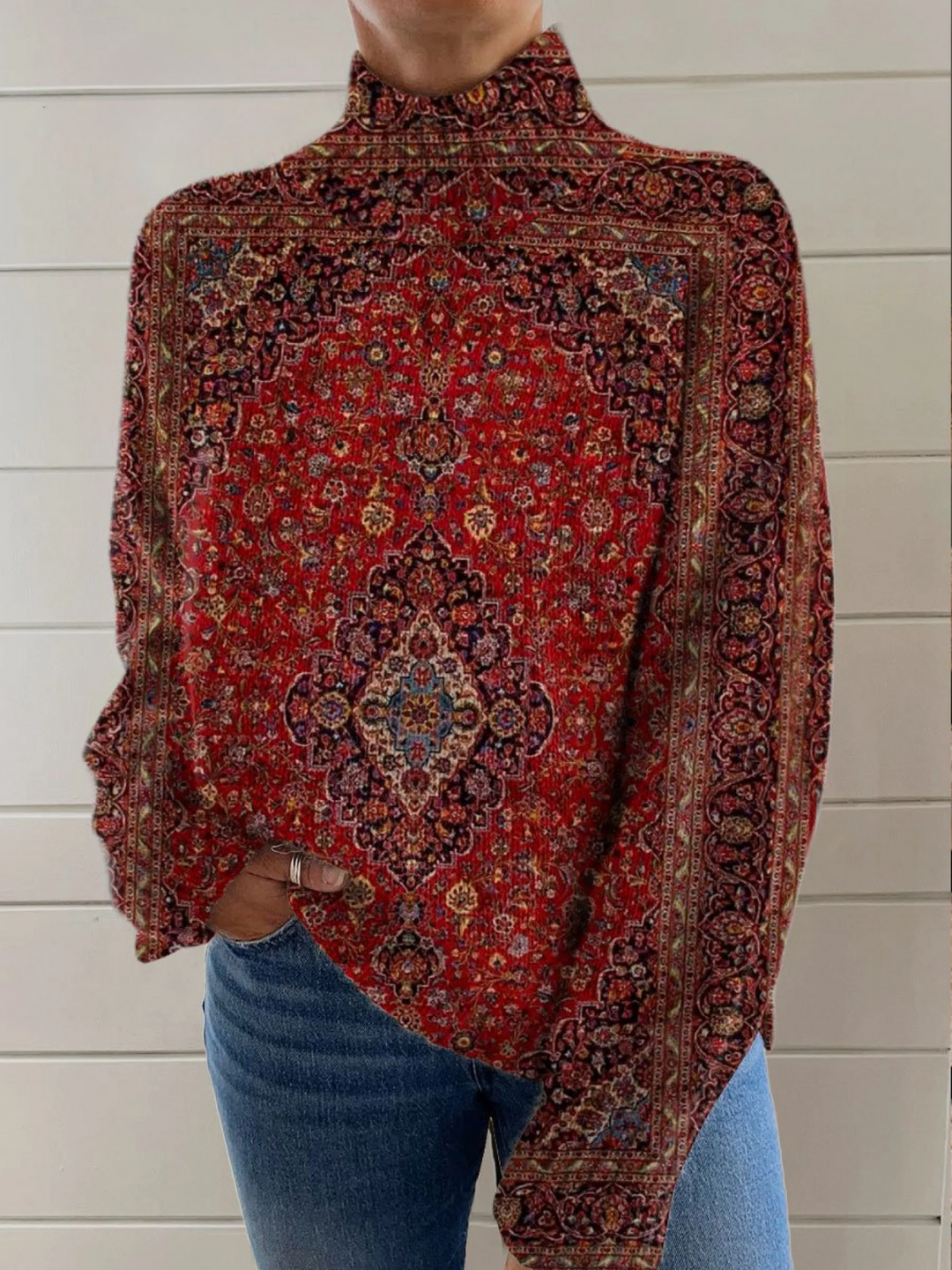 Marcelle™ - Vintage Rollkragenpullover