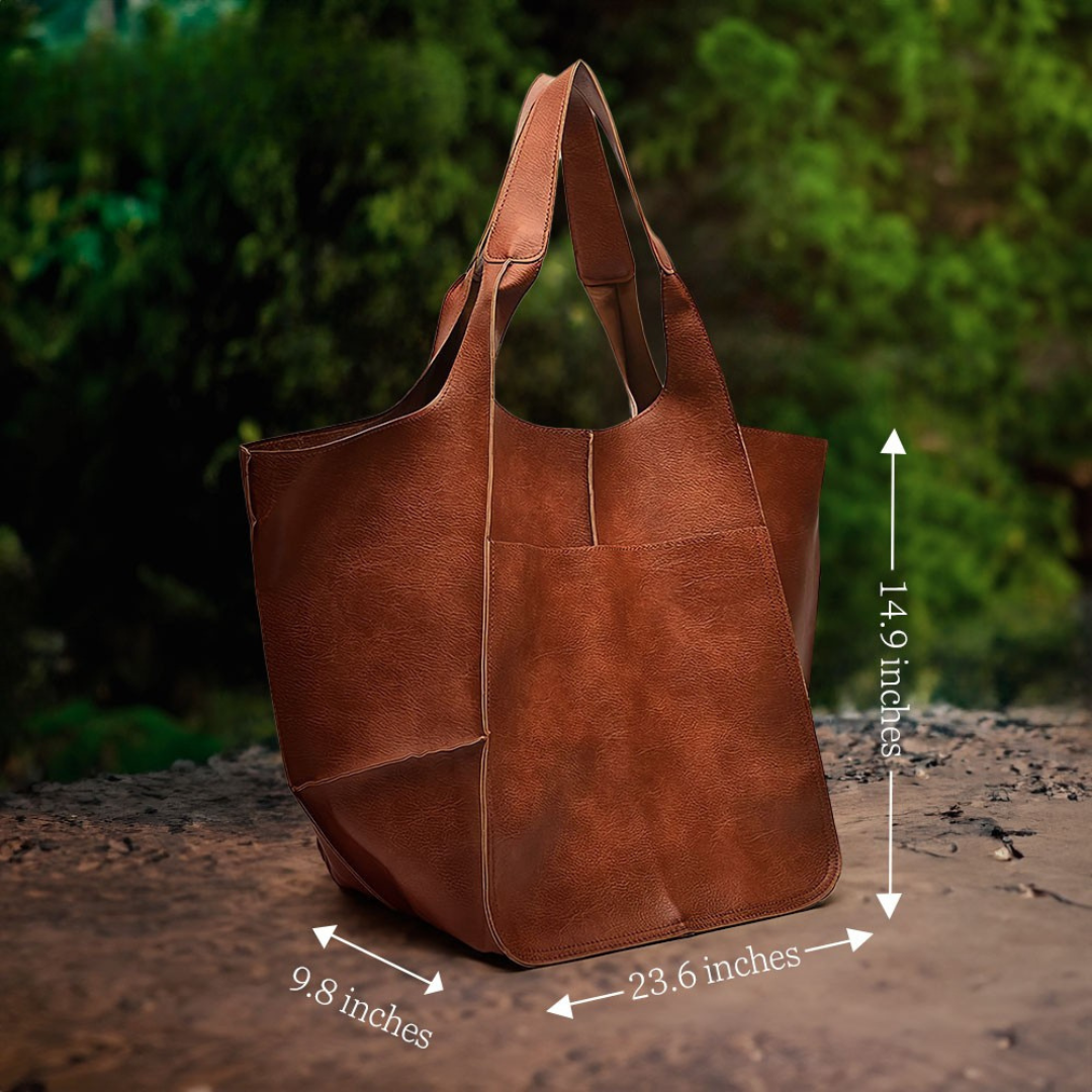 Ruth - Zeitlose Anziehung Leder Tote Bag