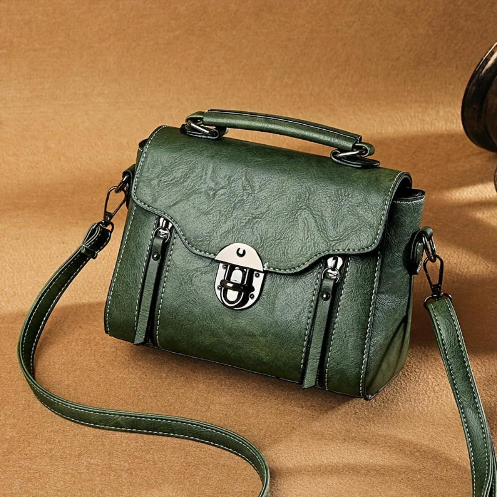 Zoe - Zeitlose Eleganz Leder Schultertasche