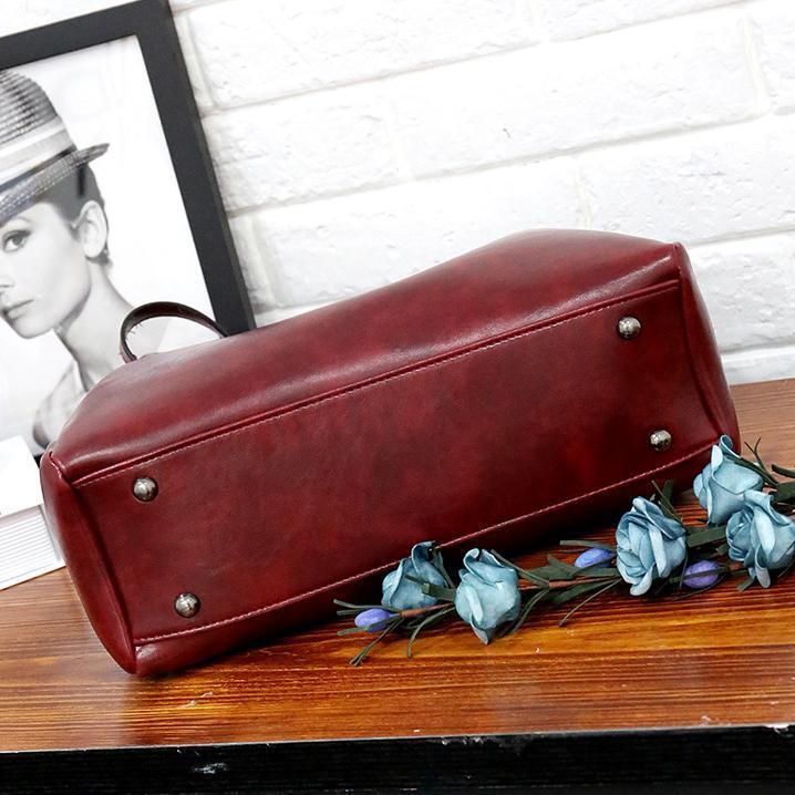 Riley - Vintage Soft 4-teiliges Lederhandtaschen-Set