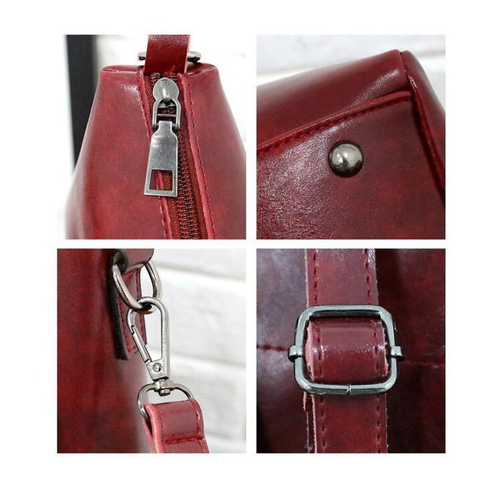 Riley - Vintage Soft 4-teiliges Lederhandtaschen-Set