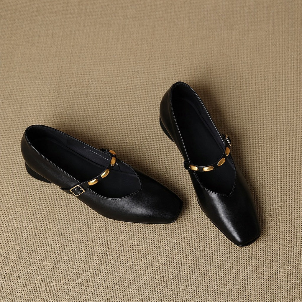 Ronja | Nieten-Spangenschuhe