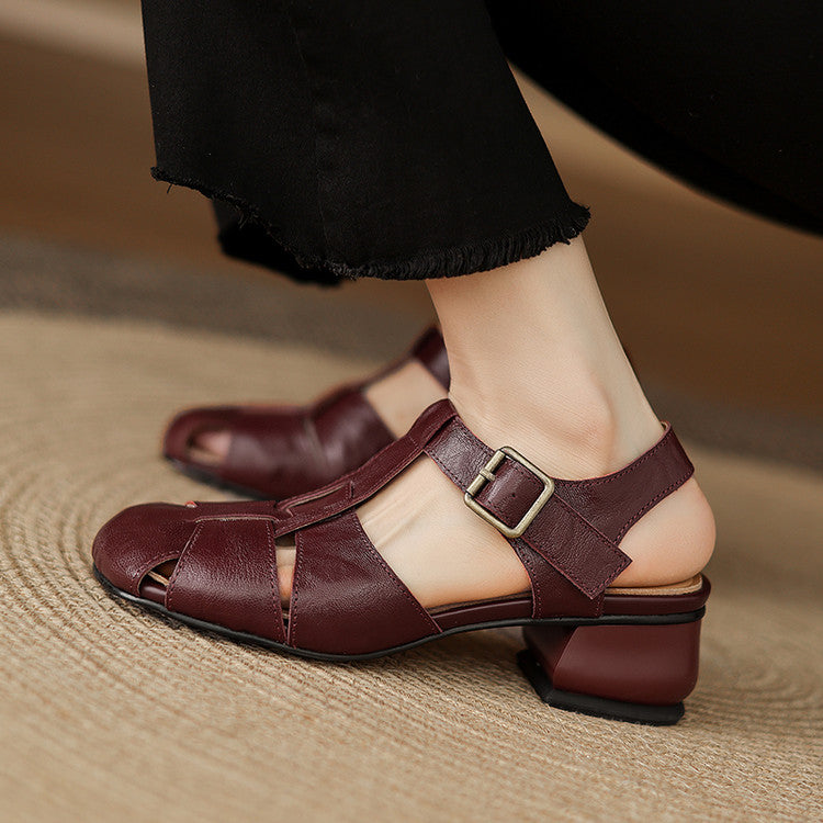 Imke | Cut-out-Spangenschuhe