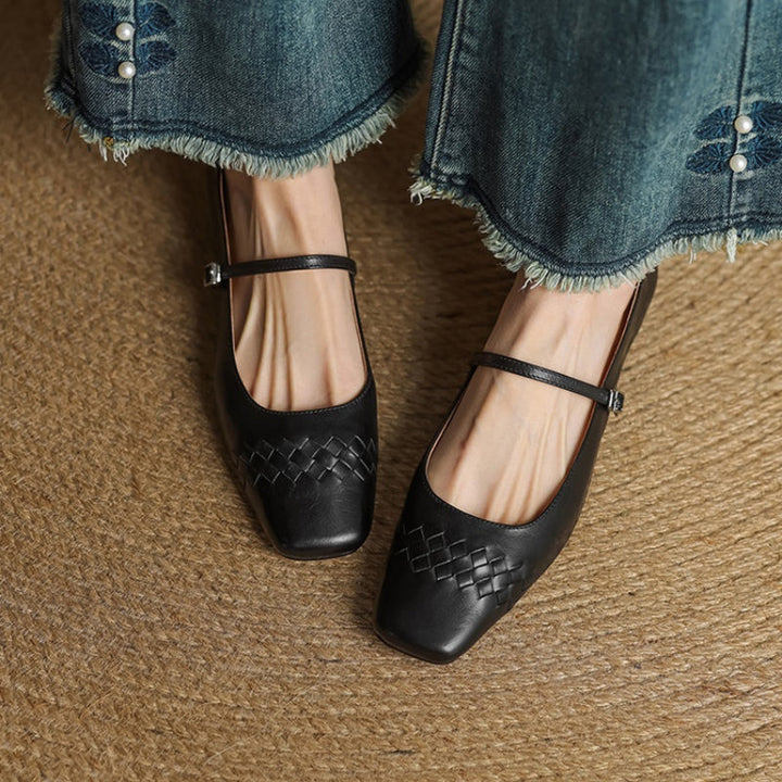 Romy | Geflochtene Ballerinas
