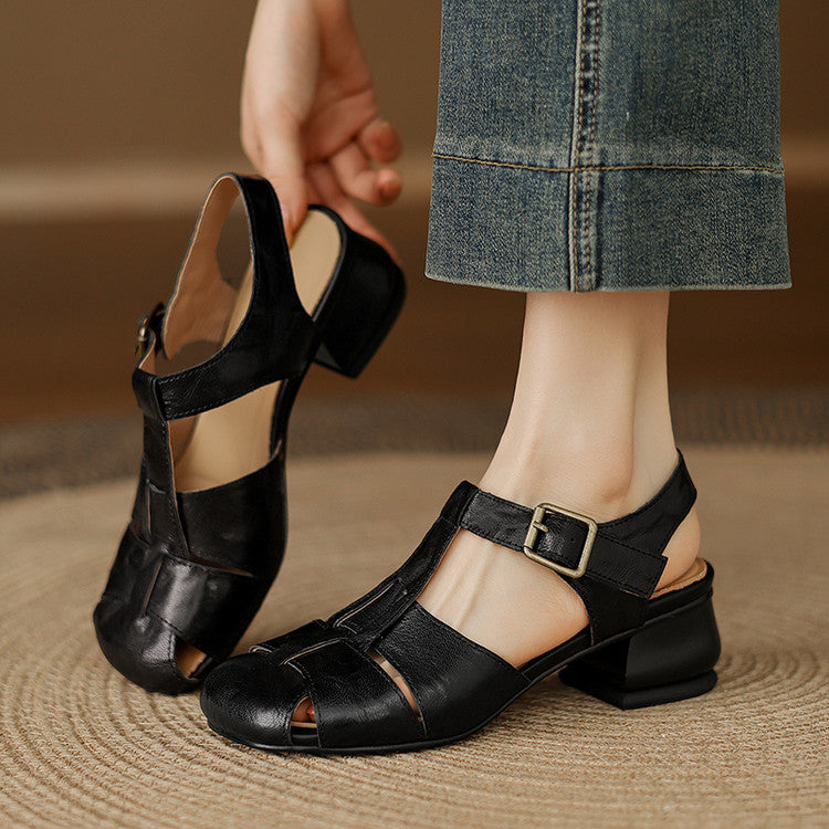 Imke | Cut-out-Spangenschuhe