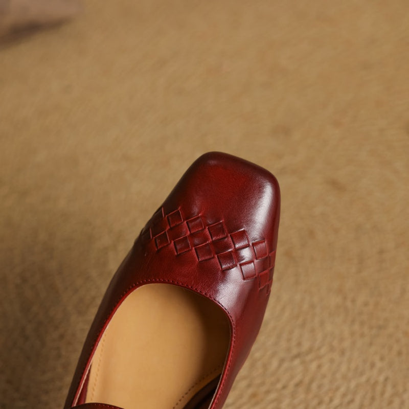 Romy | Geflochtene Ballerinas