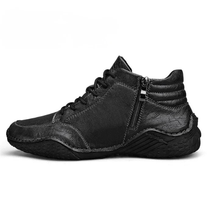 Wadenhohe Lederstiefel für Herren – Stilvoll und Robust von Waltherhaus, Modell Elias