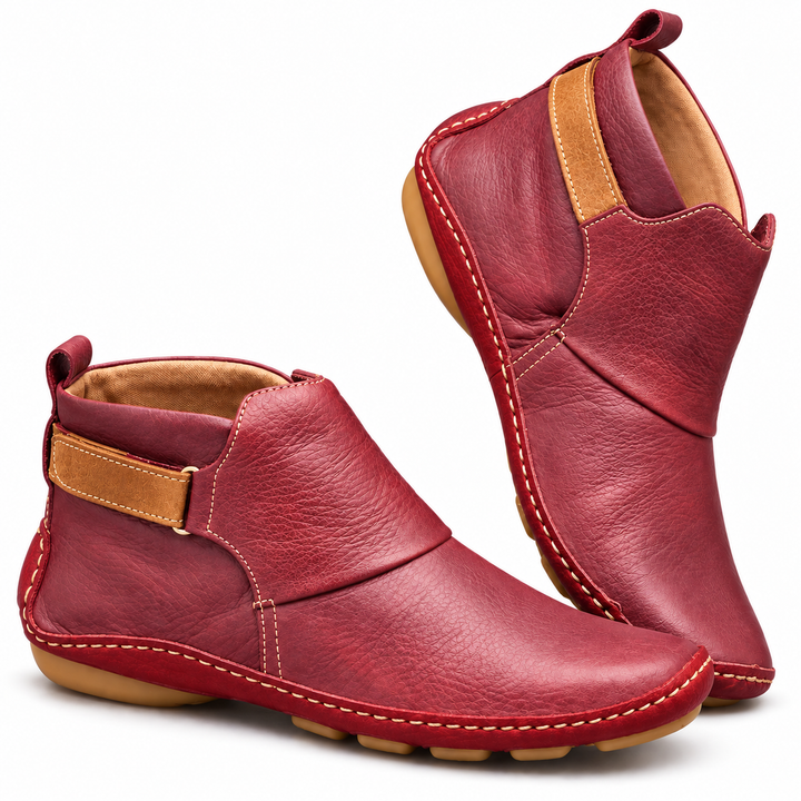 Ingrid | Stiefeletten mit Zierriemen