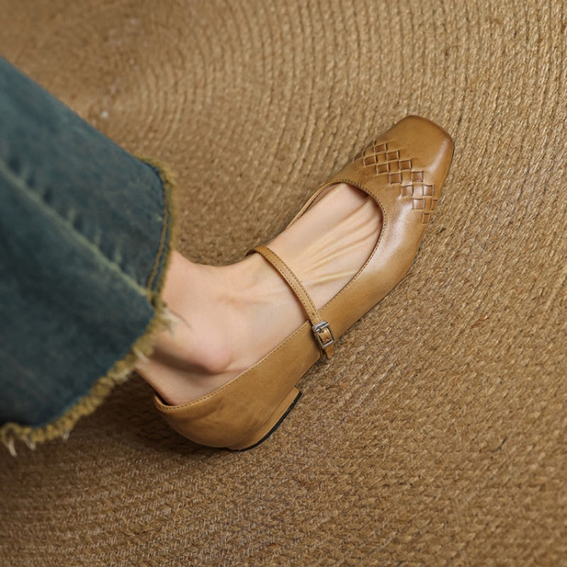 Romy | Geflochtene Ballerinas