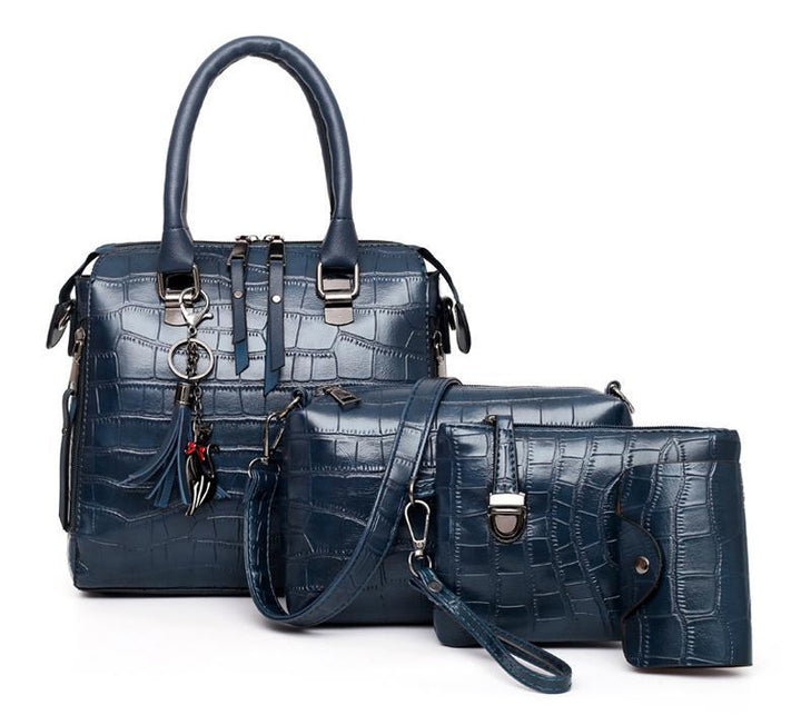 Evelyn - Everyday Elegance 4-teiliges Lederhandtaschen-Set
