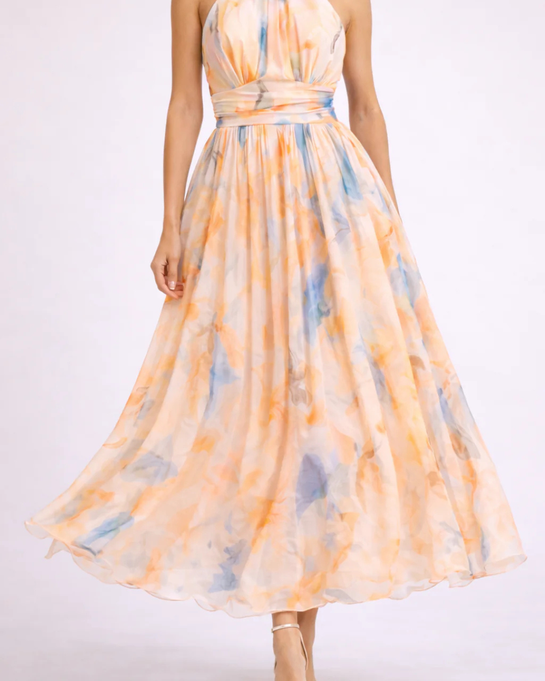 Jenna | Peach Hour Dress