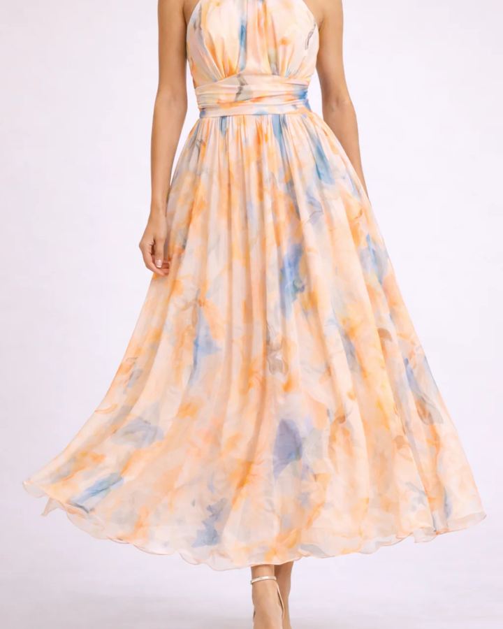 Jenna | Peach Hour Dress
