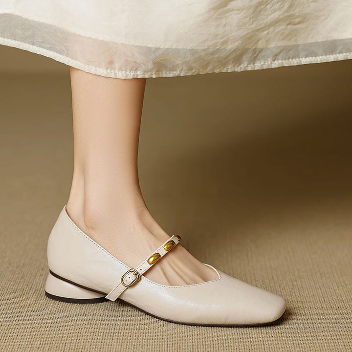 Ronja | Nieten-Spangenschuhe