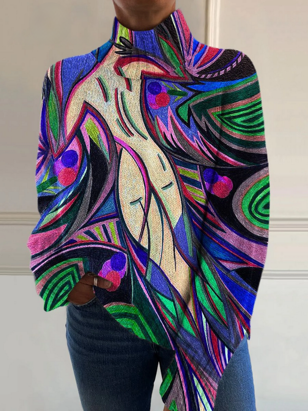 Anya™ - Retro Rollkragenpullover