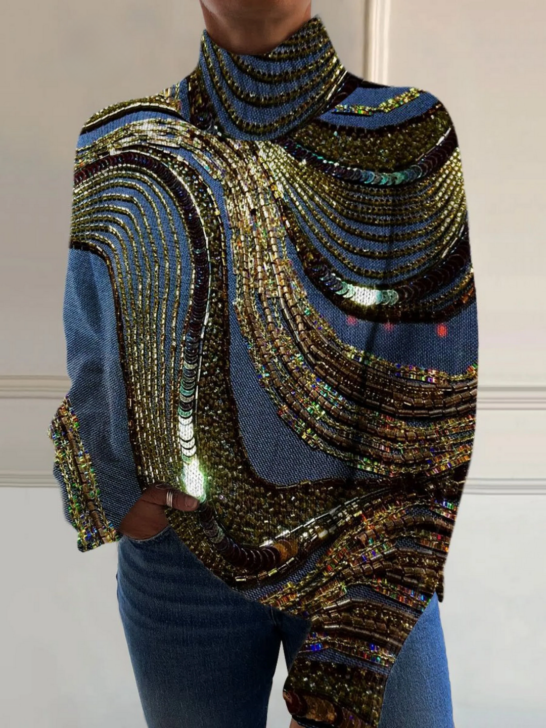 Clara™ - Festlicher Rollkragenpullover