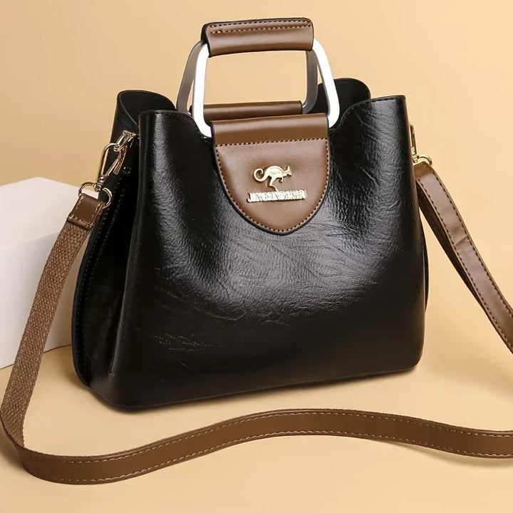 Isabella - Schicke Leder-Eimer-Tasche