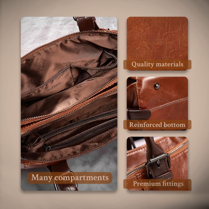 Katherine - Luxuriöse Statement-Lederhandtasche
