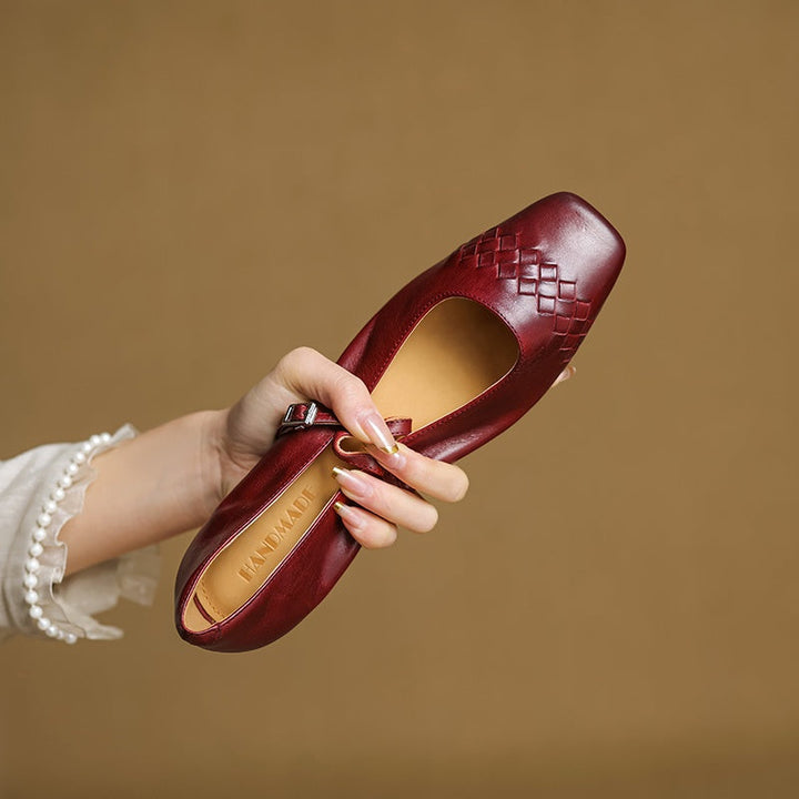 Romy | Geflochtene Ballerinas