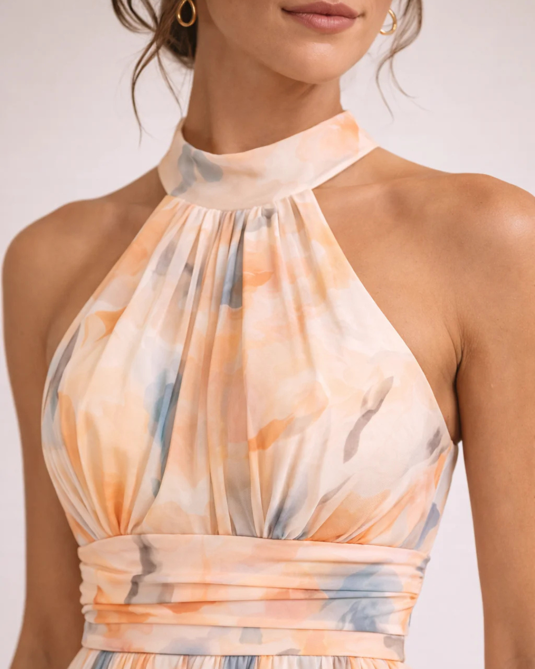 Jenna | Peach Hour Dress