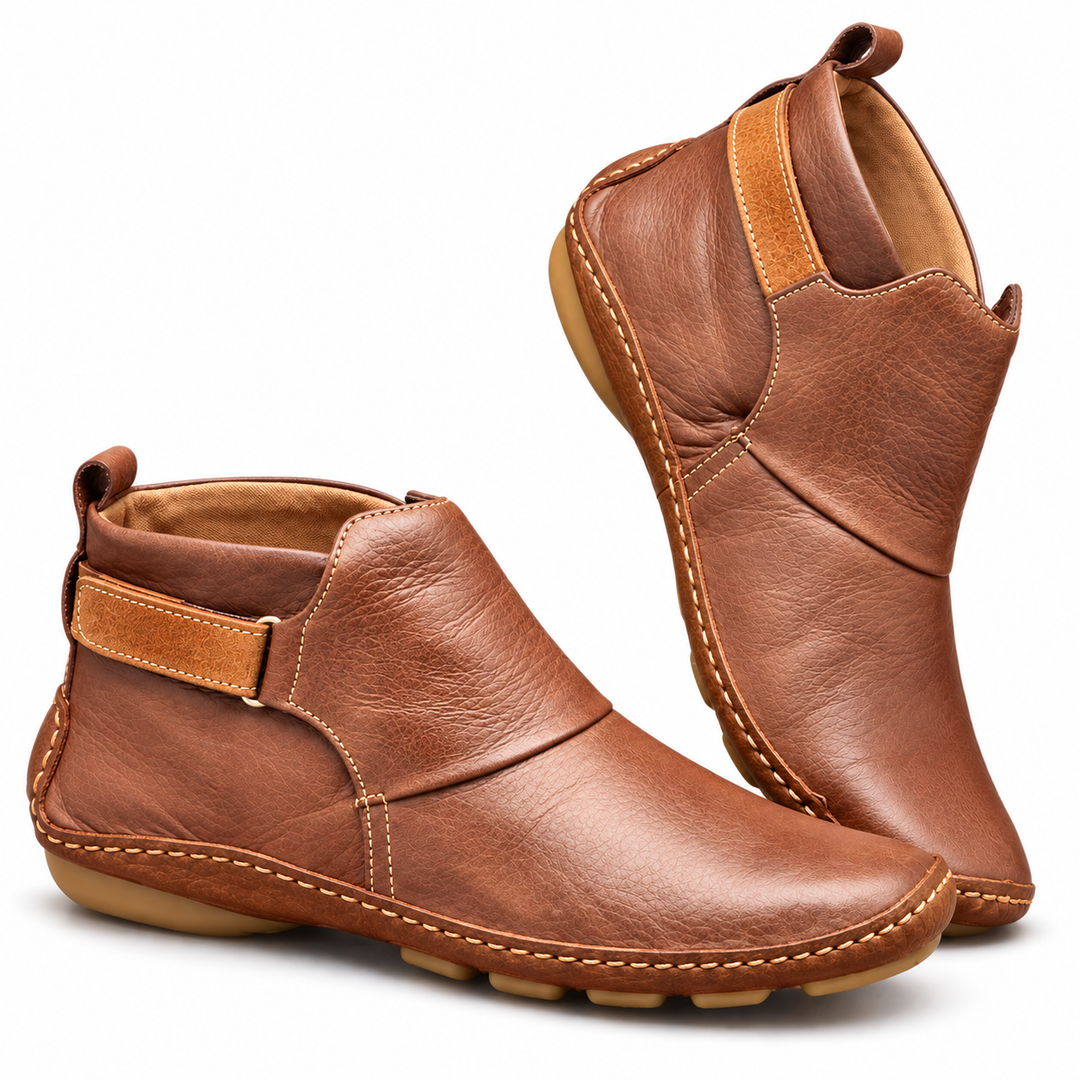 Ingrid | Stiefeletten mit Zierriemen
