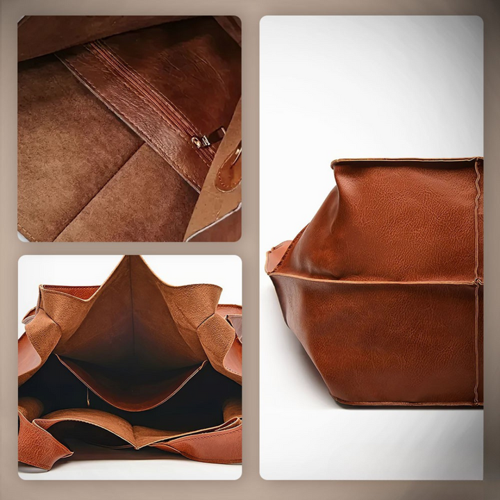 Ruth - Zeitlose Anziehung Leder Tote Bag