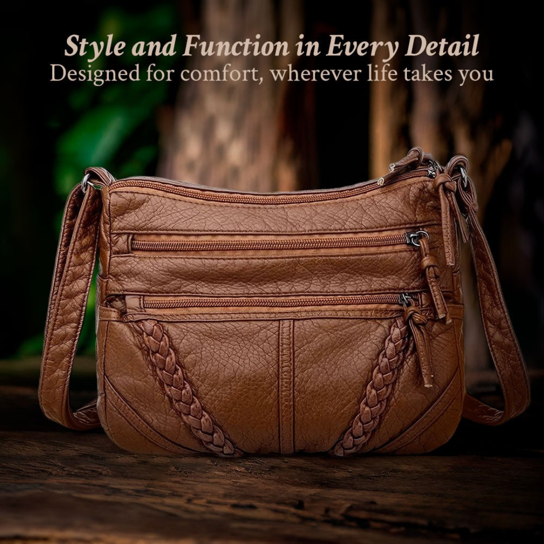 Ellen - Klassische Harmony Leder Tasche