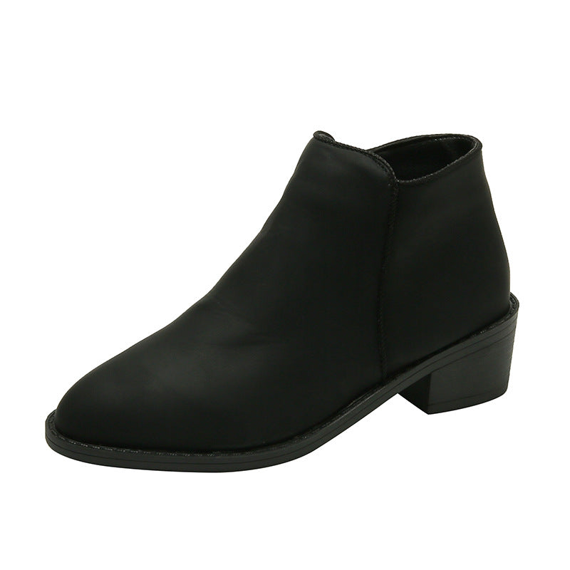 Gerda | Klassische Stiefeletten mit Blockabsatz