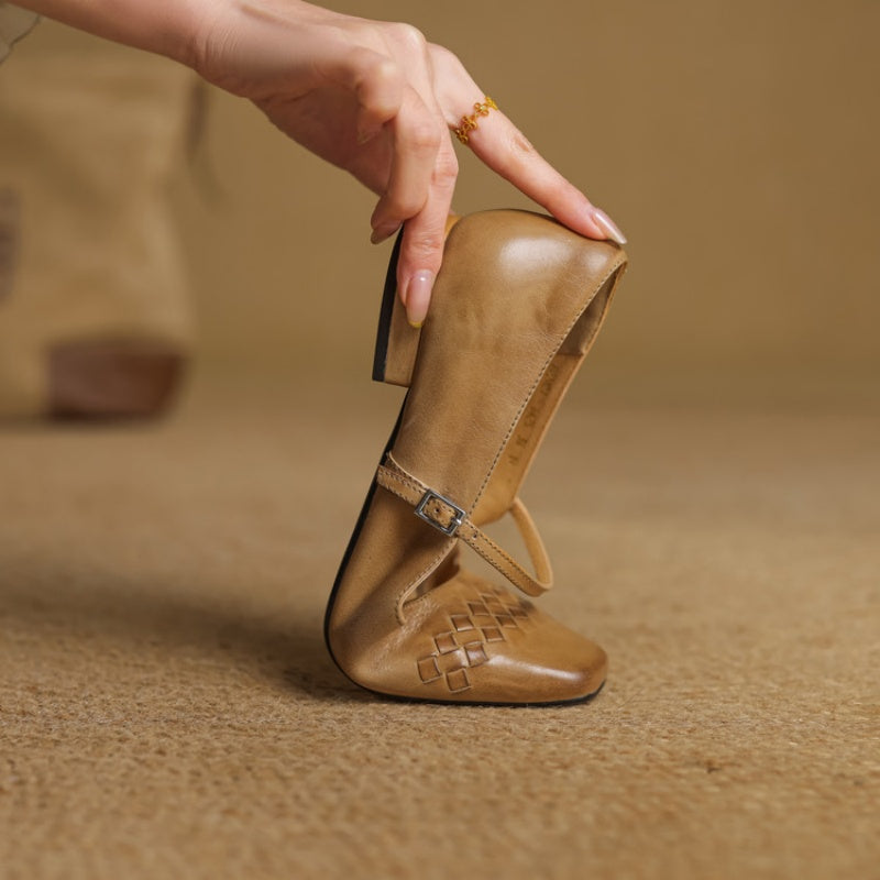 Romy | Geflochtene Ballerinas