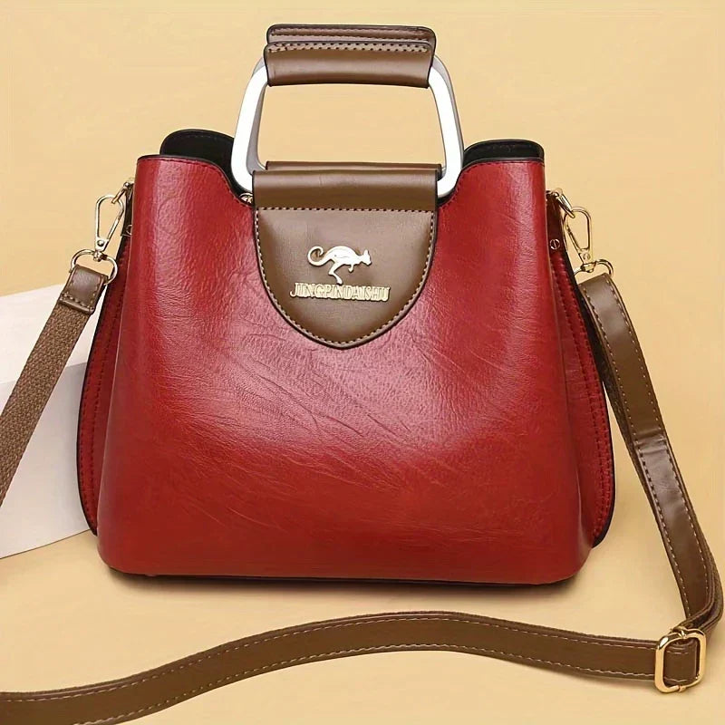 Isabella - Schicke Leder-Eimer-Tasche