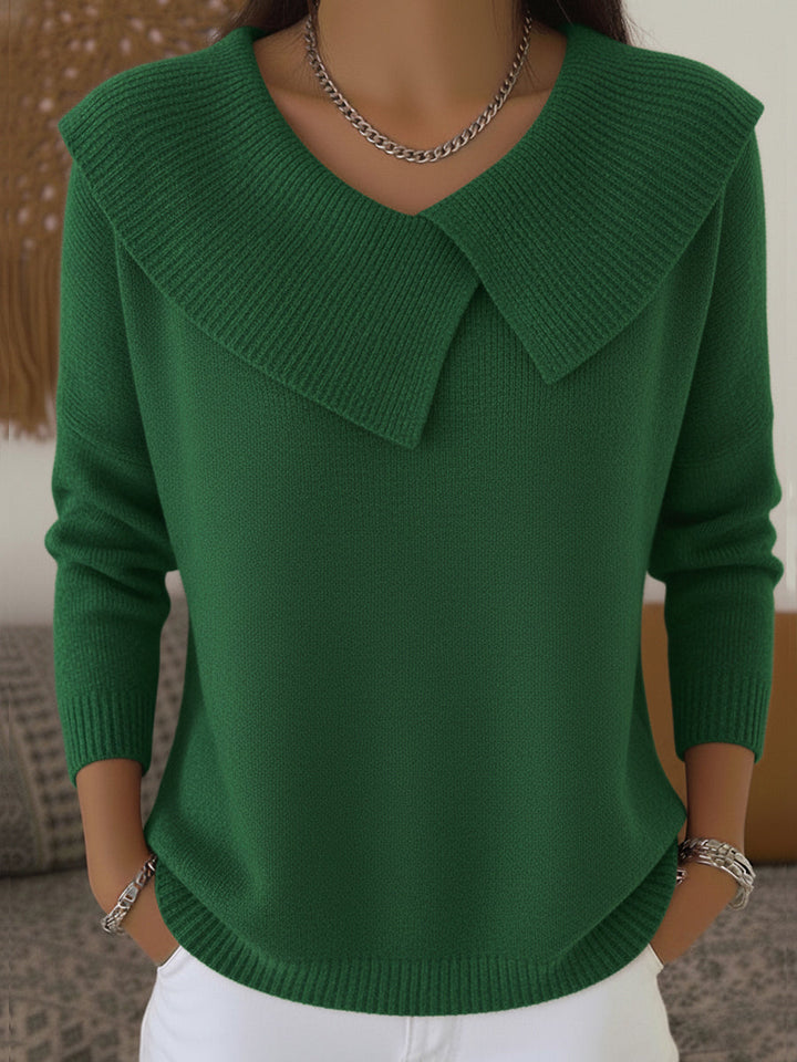Frauke | V-Pullover mit Kragen
