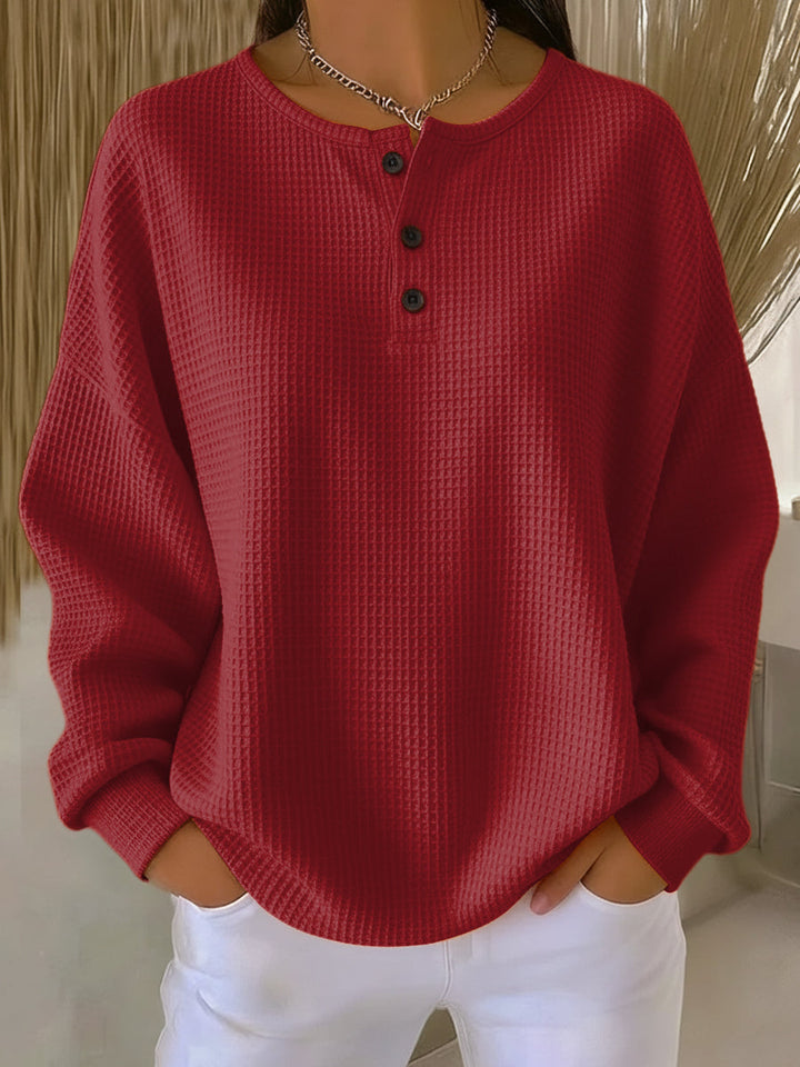 Henni | Henley-Sweatshirt